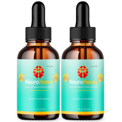 (2 Pack) Neuro Honey Brain Health Support Drops NeuroHoney 60 Serves