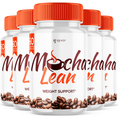 Mocha Lean Advanced Formula Natural Energy & Workout Support Supplement 300 Capsules (5 Pack)