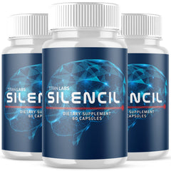 (3 Pack) Silencil Advanced Ear Health Support and Tinnitus Relief 180 Capsules