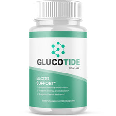 (1 Pack) Glucotide Advanced Blood Support Supplement Gluco Tide 60 Capsules