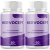 Image of (2 Pack) Nervocept Natural Super Nerve Supplement Nervo Cept 120 Capsules