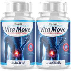 (2 Pack) Vita Move Advanced Joints Support Formula Supplement VitaMove 120 Capsules