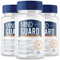 Mind Guard All Natural Formula Brain Supplement (3 Pack - 180 Capsules)
