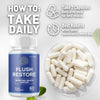 Image of (1 Pack) Flush Restore Probiotic For Gut Health & Digestive Function 60 Capsules