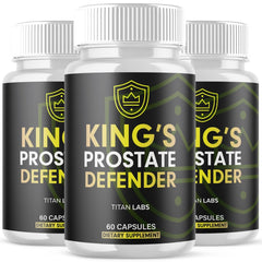 (3 Pack) King's Prostate Defender Advanced Prostate & Bladder Support 180 Capsules