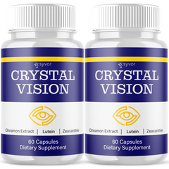 (2 Pack) Crystal Vision Support Healthy Eye Function CrystalVision 120 Capsules