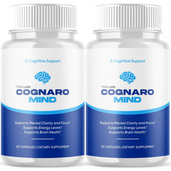 (2 Pack) Cognaro Mind Natural Brain Supplement CognaroMind 120 Capsule