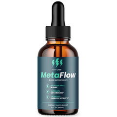 (1 Pack) MetaFlow Drops Advanced Blood Support Supplement Meta Flow 30 Servings