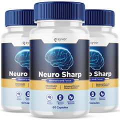Neuro Sharp All Natural Formula Brain Supplement (3 Pack-180 Capsules)
