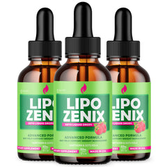 (3 Pack) Lipo Zenix Drops Advanced Health & Fitness Support LipoZenix 90 Servs