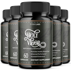 (5 Pack) Holy Vigor Advanced Male Support Vitamin Supplement HolyVigor 300 Capsules