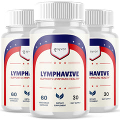 (3 Pack) Lymphavive Advanced Support for Healthy Bod, Lympha Vive 180 Capsules
