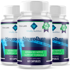 (3 Pack) Neuro Pure Natural NeuroPure Brain Supplement 180 Capsules