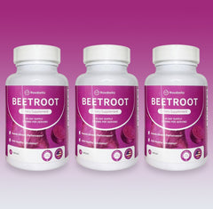 3PCS Rosabella Organic Beet Root 60 Capsules