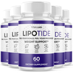 (5 Pack) Lipo Tide Advanced Energy & Fitness Max SupplementLipoTide 300 Capsules