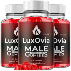 (3 Pack) LuxOvia ACV Gummys Male Health Support Supplement Lux Ovia 180 Gummies