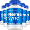Image of (5 Pack) Nerve Sync Capsules – NerveSync All Natural Glycogen Support 300 Capsules