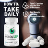 Image of (5 Pack) Vizol Up Advanced Max Support Healthy Eye Function VizolUp 300 Capsules