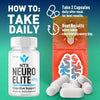 Image of (5 Pack) Neuro Elite Natural Brain Supplement NeuroElite 300 Capsules