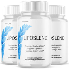 (3 Pack) LipoSlend Pills Advanced Energy & Fitness Supplement Lipo Slend 180Caps