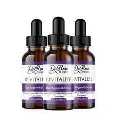 Derose Revitalize Hair Support Drops - Safe for All Hair Types (2fl.oz) - 3 Pack
