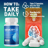 Image of (3 Pack) MemoryOn Pill Natural Brain Supplement Memory On 180 Capsules