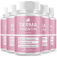 (5 Pack) Derma Essential Probiotics Advanced Healthy Skin Support 300 Capsules