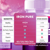 Image of (5 Pack) Iron Pure Advanced Male Pills Formula IronPure Supplement 300 Capsules