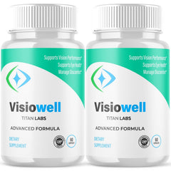 (2 Pack) Visiowell Support Healthy Eye Vision & Function Visio Well 120 Capsules