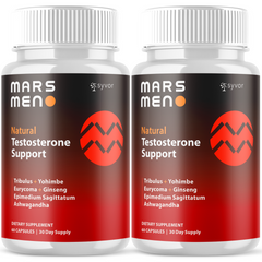 (2 Pack) Mars Men Male Support Supplement Advanced Formula MarsMen 120 Capsules