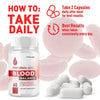 Image of (5 Pack) Metabo Labs Advanced Blood Support Supplement MetaboLabs 300 Capsules