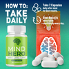 Image of (3 Pack) Mind Hero Nootropic All Natural Formula Brain Supplement 180 Capsules