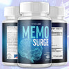 Image of (3 Pack) Memo Surge All Natural Brain Supplement MemoSurge 180 Capsule