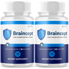 (2 Pack) Braincept Nootropic Formula Vitamin Supplement Brain Cept 120 Capsules