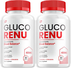 Gluco Renu Pills Advanced Supplement  2 Pack/120 Capsules