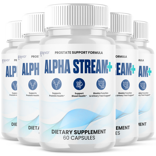 Alpha Stream Plus Supplement (5 Pack-300 Capsules) – ArmoleyCosmetics.com