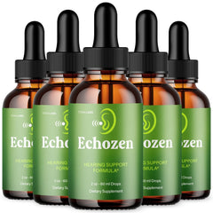 (5 Pack) Echozen Ear Health Support Drops Natural Echo Zen Vitamin 150 Servings