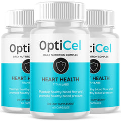 (3 Pack) OptiCel Advanced Blood Support Formula Supplement Opti Cel 180 Capsules