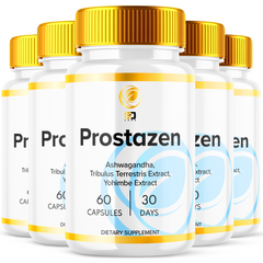 Prostazen Supplement Pills (5 Pack - 300 Capsules)