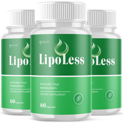 (3 Pack) Lipo Less Supplement Pills LipoLess 180 Capsules
