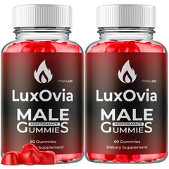 (2 Pack) LuxOvia ACV Gummys Male Health Support Supplement Lux Ovia 120 Gummies