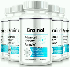 (5 Pack) Brainol Supplement Advanced Memory Formula for Ultimate Brain Optimization 300 Capsules - ARMOLEY