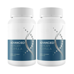 Advanced Memory Formula - Best Natural Brain Supplement 2-Pack - 120 Capsules