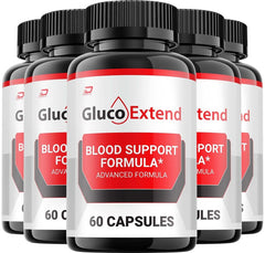 Gluco Extend Pills Advanced Supplement (5 Pack-300 Capsules)