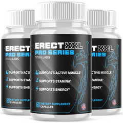 (3 Pack) Erect XXL Advanced Male Health Support Supplement ErectXXL 180 Capsules
