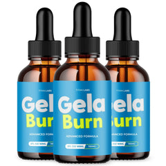(3 Pack) Gela Burn Drops Advanced Health & Fitness Formula GelaBurn 90 Serves