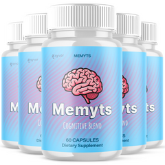Memyts All Natural Max Formula Brain Supplement (5 Pack - 300 Capsules)
