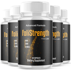 (5 Pack) FoliStrength Pills Advanced Healthy Hair Support Foli Strength 300 Capsules