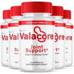 Valacore Joint Support Natural Freedom to Move Vitamin Max Formula 300 Capsules (5 Pack)