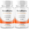 Image of (2 Pack) NovaBiome Probiotic Gut Health & Digestive Function Nova Biom 120 Capsules
